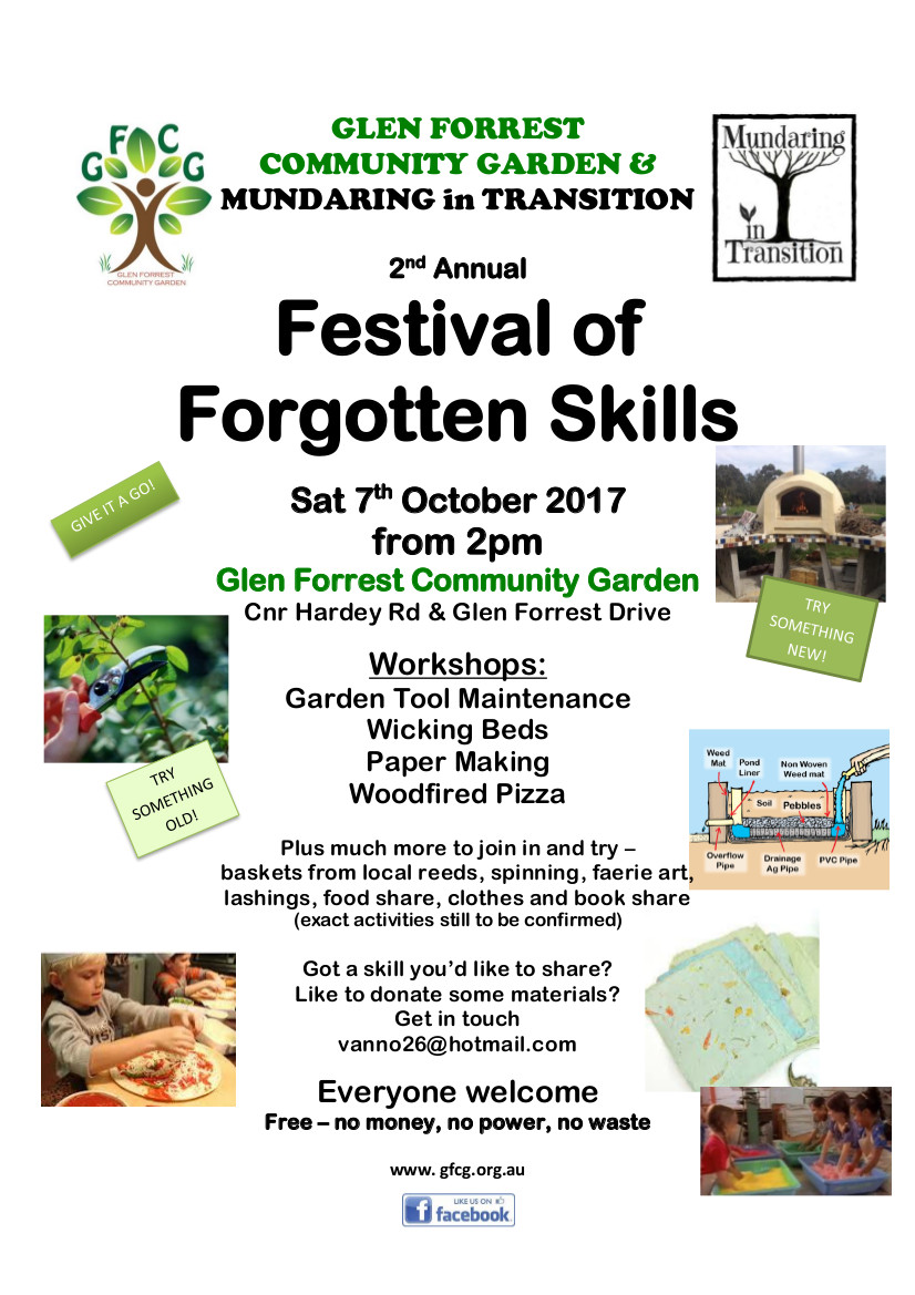 Flyer - FestivalofForgottenSkills2017