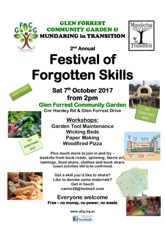 Flyer - FestivalofForgottenSkills2017